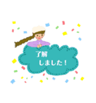 comiちゃんと ひゅうまちゃん（個別スタンプ：7）