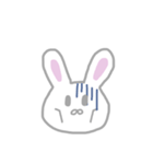 かわいい白うさぎ‪ꪔ̤̮（個別スタンプ：3）