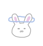 かわいい白うさぎ‪ꪔ̤̮（個別スタンプ：5）