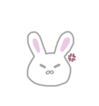 かわいい白うさぎ‪ꪔ̤̮（個別スタンプ：7）