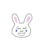 かわいい白うさぎ‪ꪔ̤̮（個別スタンプ：8）