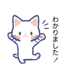 毎日が楽しい！しろねこさん 3（個別スタンプ：12）