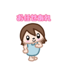 ビフィズス菌の妖精スタンプ（個別スタンプ：6）