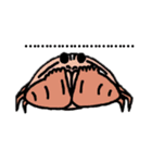 わちゃわちゃカニの生活（個別スタンプ：4）