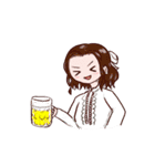 酒クズお嬢様2軒目（個別スタンプ：4）