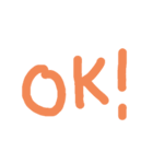 手書き文字的なやつ（個別スタンプ：1）