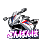 1000ccスポーツバイク3(車バイクシリーズ)（個別スタンプ：3）