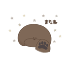 ブラウンプードル1-3（個別スタンプ：14）