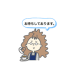 めぐりさんcafe（個別スタンプ：5）