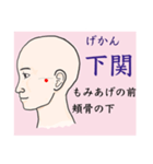 鍼灸師用！頭部、顔、頸のLINEスタンプ（個別スタンプ：7）