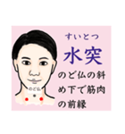 鍼灸師用！頭部、顔、頸のLINEスタンプ（個別スタンプ：8）