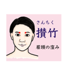 鍼灸師用！頭部、顔、頸のLINEスタンプ（個別スタンプ：12）