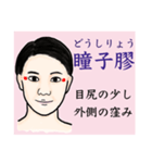 鍼灸師用！頭部、顔、頸のLINEスタンプ（個別スタンプ：17）