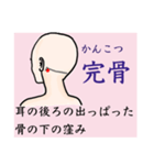 鍼灸師用！頭部、顔、頸のLINEスタンプ（個別スタンプ：18）