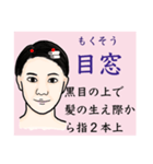 鍼灸師用！頭部、顔、頸のLINEスタンプ（個別スタンプ：20）