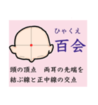 鍼灸師用！頭部、顔、頸のLINEスタンプ（個別スタンプ：22）