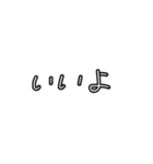 文字だけ？あいさつ？えもじ？（個別スタンプ：7）