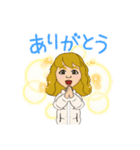 Blonde girl KTR（個別スタンプ：2）