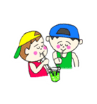 ちいさな兄弟2（個別スタンプ：6）