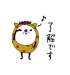 mottoのねこをかぶるねこ（個別スタンプ：22）