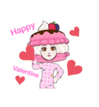 Happy☆Valentine 愛をお届け♡（個別スタンプ：1）