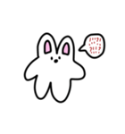 うさぎ喋りませんので（個別スタンプ：7）