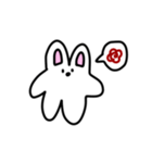 うさぎ喋りませんので（個別スタンプ：8）