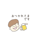 ぼくとわたしの生活スタンプ（個別スタンプ：3）
