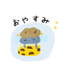 こどもの絵 ちび鬼（個別スタンプ：4）