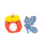 こどもの絵 ちび鬼（個別スタンプ：10）