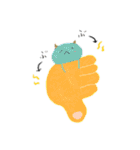 こどもの絵 ちび鬼（個別スタンプ：11）
