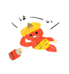 こどもの絵 ちび鬼（個別スタンプ：14）