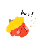 こどもの絵 ちび鬼（個別スタンプ：15）