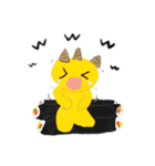 こどもの絵 ちび鬼（個別スタンプ：16）