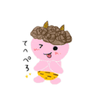 こどもの絵 ちび鬼（個別スタンプ：31）