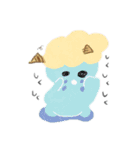こどもの絵 ちび鬼（個別スタンプ：34）