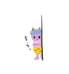 こどもの絵 ちび鬼（個別スタンプ：36）