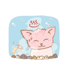 スナネコアイス店・春（個別スタンプ：25）