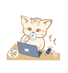 スナネコアイス店・春（個別スタンプ：32）