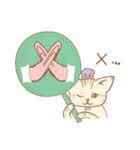 スナネコアイス店・春（個別スタンプ：34）
