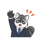 アライグマの新井くん（個別スタンプ：1）