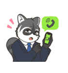 アライグマの新井くん（個別スタンプ：15）