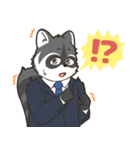 アライグマの新井くん（個別スタンプ：24）