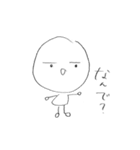 わりと無表情くん（個別スタンプ：1）