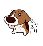 ビーギー犬 はなぼっち（個別スタンプ：14）