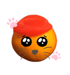 はっさくとリンゴ（個別スタンプ：1）