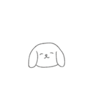 なにかに追われている犬のスタンプ（個別スタンプ：32）