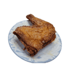 食品シリーズ : フライドチキン レッグ（個別スタンプ：3）