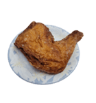 食品シリーズ : フライドチキン レッグ（個別スタンプ：4）