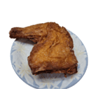 食品シリーズ : フライドチキン レッグ（個別スタンプ：5）